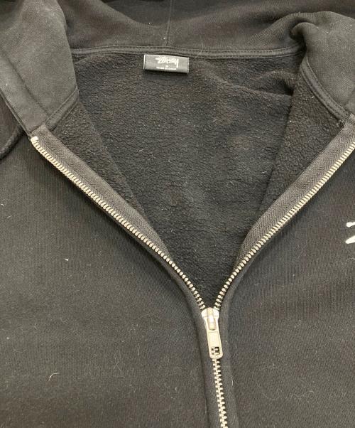 stussy（ステューシー）stussy (ステューシー) ジップパーカー ブラック サイズ:Sの古着・服飾アイテム
