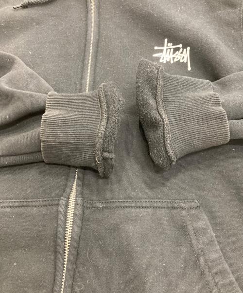stussy（ステューシー）stussy (ステューシー) ジップパーカー ブラック サイズ:Sの古着・服飾アイテム