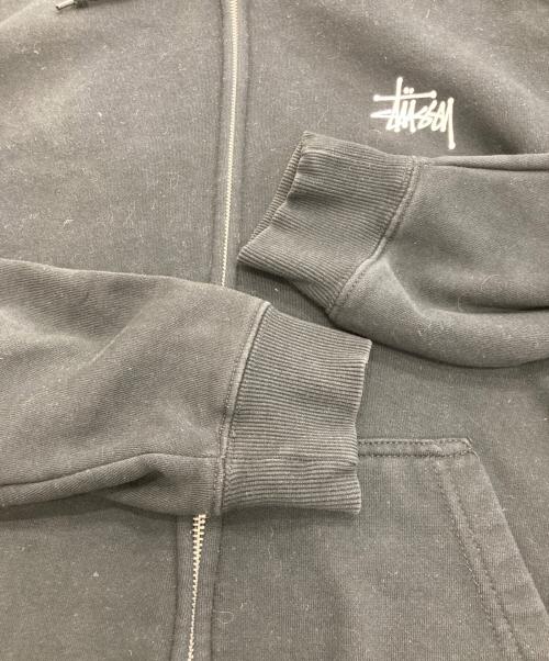 stussy（ステューシー）stussy (ステューシー) ジップパーカー ブラック サイズ:Sの古着・服飾アイテム