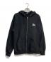 stussy（ステューシー）の古着「ジップパーカー」｜ブラック