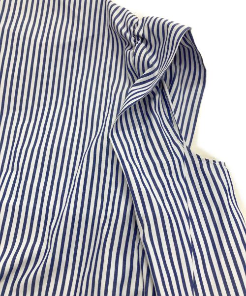 HERENCIA（ヘレンチア）HERENCIA (ヘレンチア) Back ribbon blouse ブルー×ホワイト サイズ:ｆｒｅｅの古着・服飾アイテム