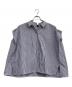 HERENCIA（ヘレンチア）の古着「Back ribbon blouse」｜ブルー×ホワイト
