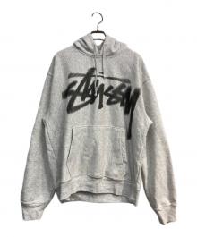 stussy（ステューシー）の古着「DIZZY STOCK HOODIE」｜グレー
