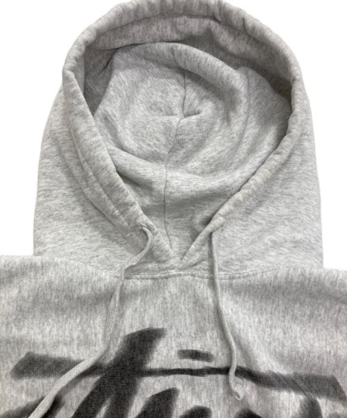 stussy（ステューシー）stussy (ステューシー) DIZZY STOCK HOODIE グレー サイズ:Lの古着・服飾アイテム