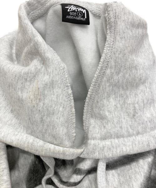 stussy（ステューシー）stussy (ステューシー) DIZZY STOCK HOODIE グレー サイズ:Lの古着・服飾アイテム