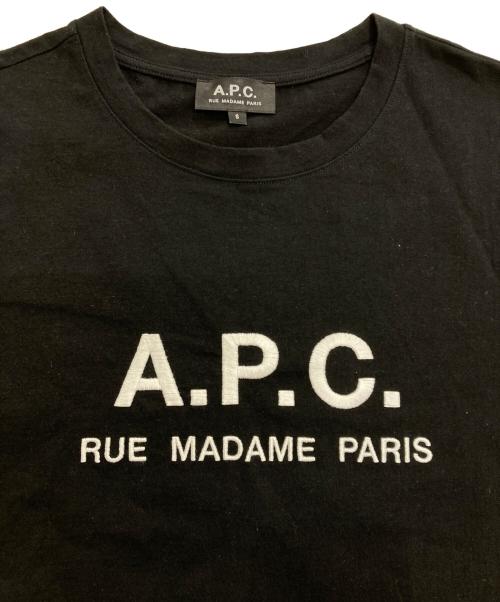 A.P.C.（アーペーセー）A.P.C. (アーペーセー) 半袖Tシャツ ブラック サイズ:Sの古着・服飾アイテム