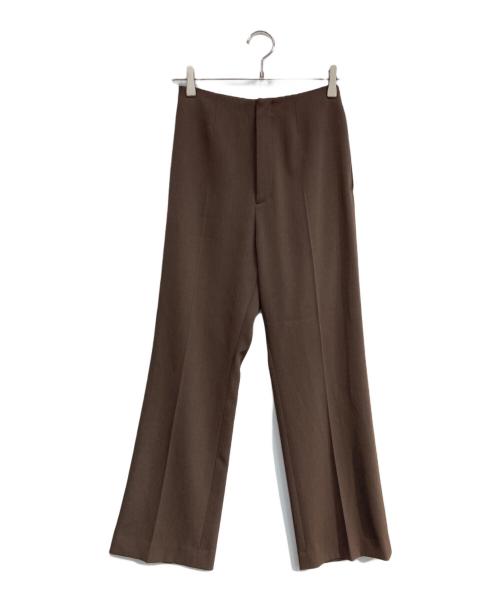 MARW UNITED ARROWS（マルゥ ユナイテッドアローズ）MARW UNITED ARROWS (マルゥ ユナイテッドアローズ) ツイル フレアパンツ ブラウン サイズ:34の古着・服飾アイテム