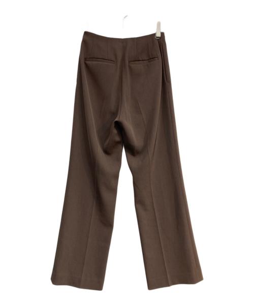 MARW UNITED ARROWS（マルゥ ユナイテッドアローズ）MARW UNITED ARROWS (マルゥ ユナイテッドアローズ) ツイル フレアパンツ ブラウン サイズ:34の古着・服飾アイテム