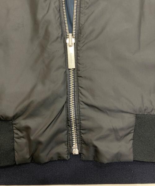 Calvin Klein platinum（カルバンクラインプラチナム）Calvin Klein PLATINUM (カルバンクラインプラチナム) LIMONTA リバーシブルジャケット ブラック×ネイビー サイズ:40の古着・服飾アイテム