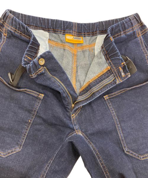 GRIP SWANY（グリップスワニー）GRIP SWANY (グリップスワニー) DENIM CAMP PANTS インディゴ サイズ:Lの古着・服飾アイテム
