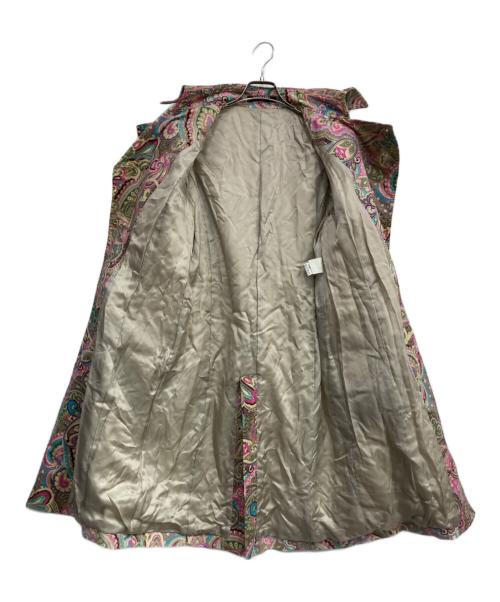 LEONARD PARIS（レオナール パリ）LEONARD PARIS (レオナール パリ) ペイズリー総柄コート マルチカラー サイズ:11ARの古着・服飾アイテム