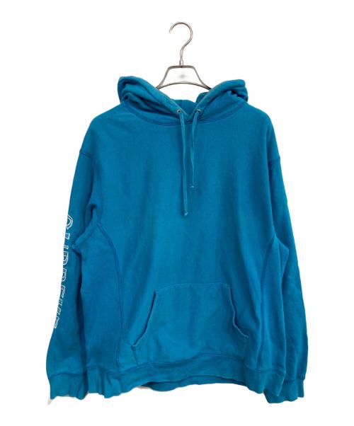 SUPREME（シュプリーム）SUPREME (シュプリーム) Sleeve Embroidery Hoodeed ブルー サイズ:XLargeの古着・服飾アイテム
