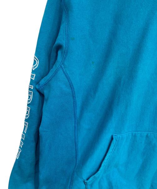SUPREME（シュプリーム）SUPREME (シュプリーム) Sleeve Embroidery Hoodeed ブルー サイズ:XLargeの古着・服飾アイテム