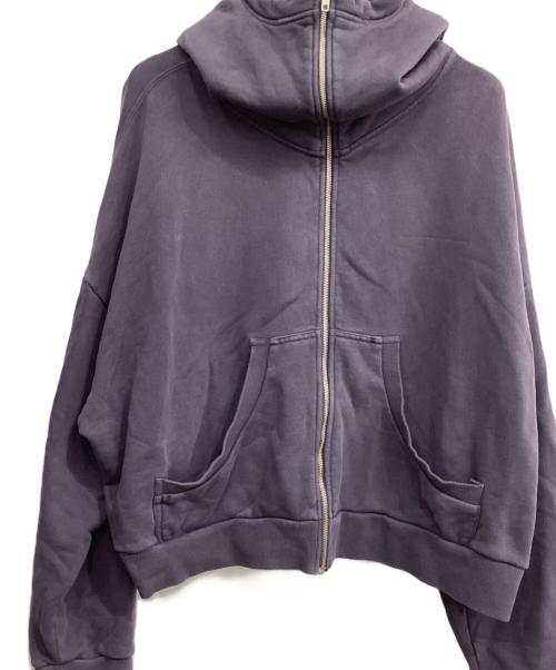 entire studios（エンタイアスタジオ）ENTIRE STUDIOS (エンタイアスタジオ) FULL ZIP HOODIE パープル サイズ:Mの古着・服飾アイテム