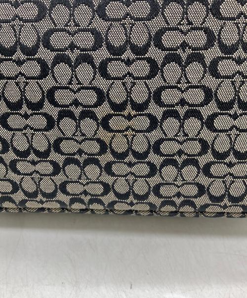 COACH（コーチ）COACH (コーチ) ミニシグネチャーワンハンドルバッグ ブラックの古着・服飾アイテム