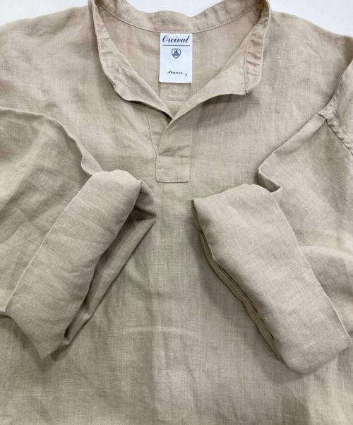 ORCIVAL（オーシバル）ORCIVAL (オーシバル) リネンスキッパーワンピース ベージュ サイズ:1の古着・服飾アイテム