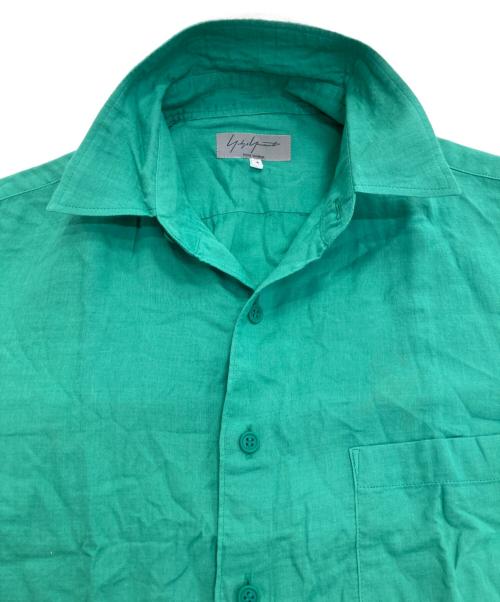 Yohji Yamamoto pour homme（ヨウジヤマモト プールオム）Yohji Yamamoto pour homme (ヨウジヤマモト プールオム) 半袖シャツ グリーン サイズ:1の古着・服飾アイテム