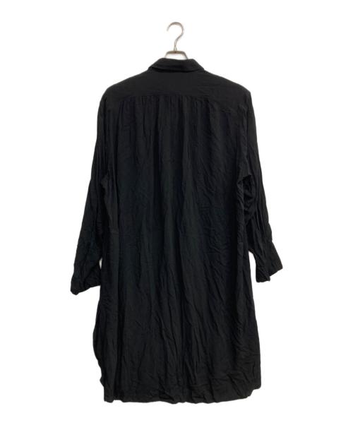 Yohji Yamamoto pour homme（ヨウジヤマモト プールオム）Yohji Yamamoto pour homme (ヨウジヤマモト プールオム) ロングシャツ ブラック サイズ:2の古着・服飾アイテム