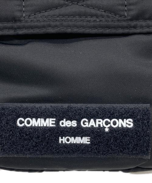 COMME des GARCONS HOMME（コムデギャルソン オム）COMME des GARCONS HOMME (コムデギャルソン オム) ナイロンツイルウエストバッグ ブラックの古着・服飾アイテム