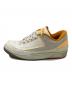 NIKE (ナイキ) ローカットスニーカー ホワイト×オレンジ サイズ:27cm：5000円