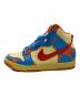 NIKE (ナイキ) ハイカットスニーカー ブルー×オレンジ サイズ:27cm：5000円