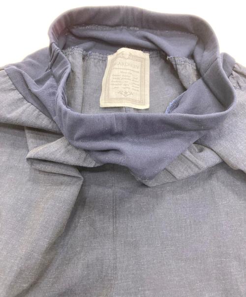 BEARDSLEY（ビアズリー）BEARDSLEY (ビアズリー) リネンコットンパンツ ネイビー サイズ:Freeの古着・服飾アイテム