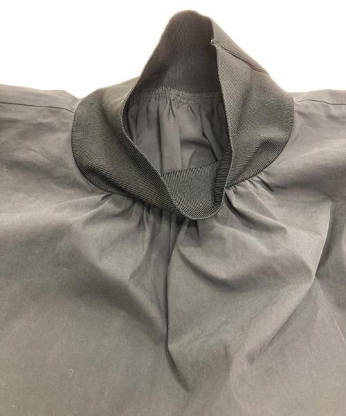 LE PHIL（ル フィル）LE PHIL (ル フィル) ギャザーブラウスワンピース ブラック サイズ:Freeの古着・服飾アイテム