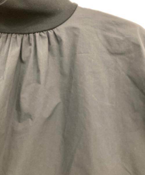 LE PHIL（ル フィル）LE PHIL (ル フィル) ギャザーブラウスワンピース ブラック サイズ:Freeの古着・服飾アイテム