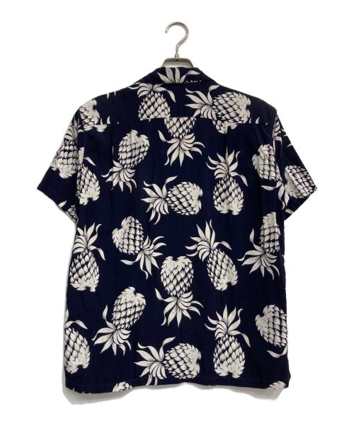 Duke Kahanamoku（デュークカハナモク）DUKE KAHANAMOKU (デュークカハナモク) アロハシャツ ネイビー サイズ:Ｍの古着・服飾アイテム