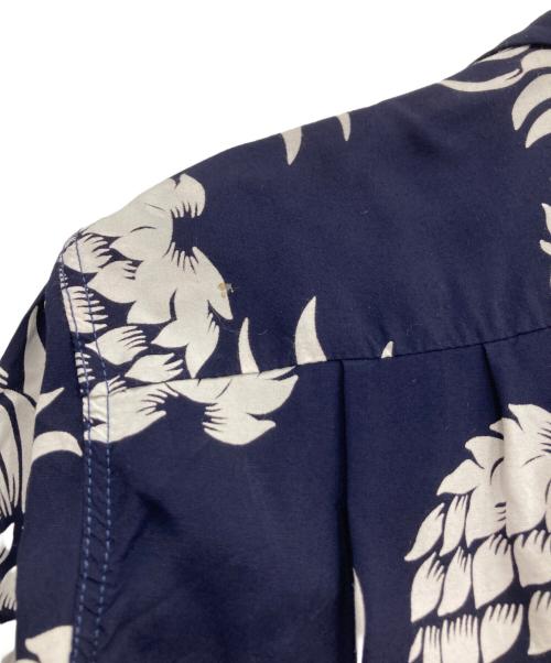 Duke Kahanamoku（デュークカハナモク）DUKE KAHANAMOKU (デュークカハナモク) アロハシャツ ネイビー サイズ:Ｍの古着・服飾アイテム