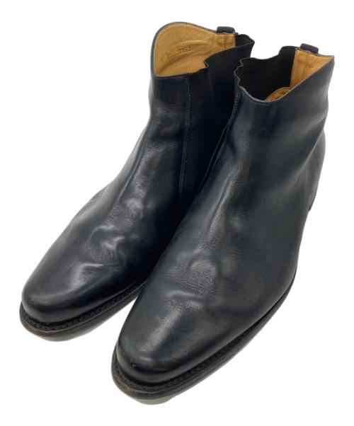 PARABOOT（パラブーツ）PARABOOT (パラブーツ) ポインテッドトゥ ハーフサイドゴアブーツ ブラック サイズ:8の古着・服飾アイテム