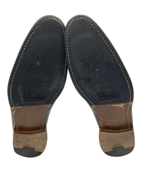 PARABOOT（パラブーツ）PARABOOT (パラブーツ) ポインテッドトゥ ハーフサイドゴアブーツ ブラック サイズ:8の古着・服飾アイテム