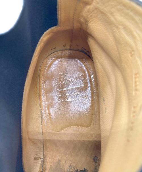 PARABOOT（パラブーツ）PARABOOT (パラブーツ) ポインテッドトゥ ハーフサイドゴアブーツ ブラック サイズ:8の古着・服飾アイテム