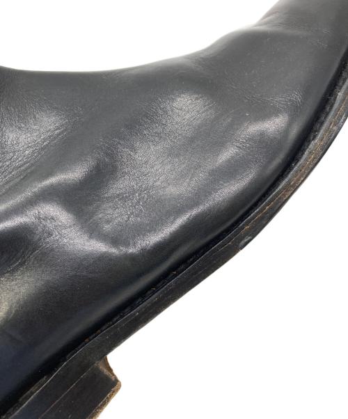 PARABOOT（パラブーツ）PARABOOT (パラブーツ) ポインテッドトゥ ハーフサイドゴアブーツ ブラック サイズ:8の古着・服飾アイテム