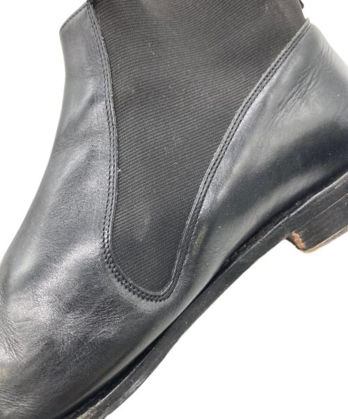 PARABOOT（パラブーツ）PARABOOT (パラブーツ) ポインテッドトゥ ハーフサイドゴアブーツ ブラック サイズ:8の古着・服飾アイテム