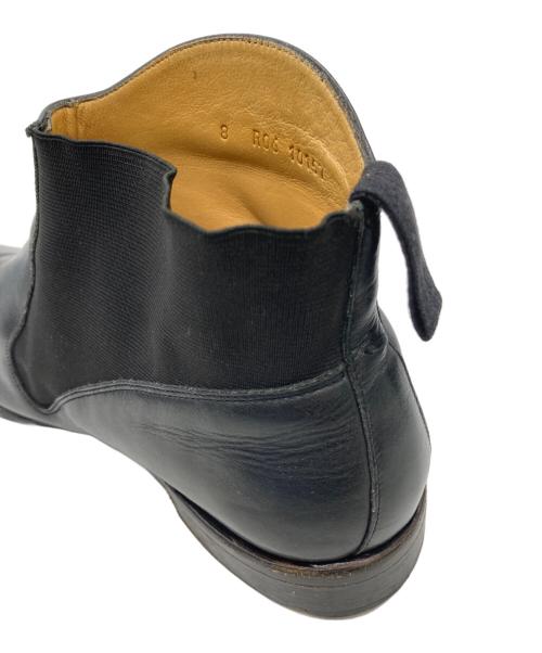PARABOOT（パラブーツ）PARABOOT (パラブーツ) ポインテッドトゥ ハーフサイドゴアブーツ ブラック サイズ:8の古着・服飾アイテム