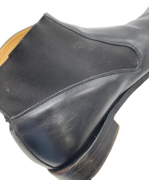 PARABOOT（パラブーツ）PARABOOT (パラブーツ) ポインテッドトゥ ハーフサイドゴアブーツ ブラック サイズ:8の古着・服飾アイテム