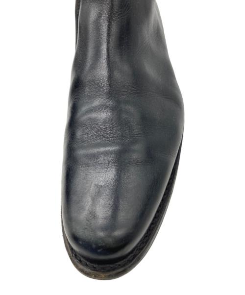 PARABOOT（パラブーツ）PARABOOT (パラブーツ) ポインテッドトゥ ハーフサイドゴアブーツ ブラック サイズ:8の古着・服飾アイテム