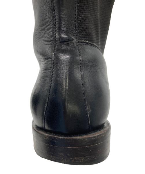 PARABOOT（パラブーツ）PARABOOT (パラブーツ) ポインテッドトゥ ハーフサイドゴアブーツ ブラック サイズ:8の古着・服飾アイテム
