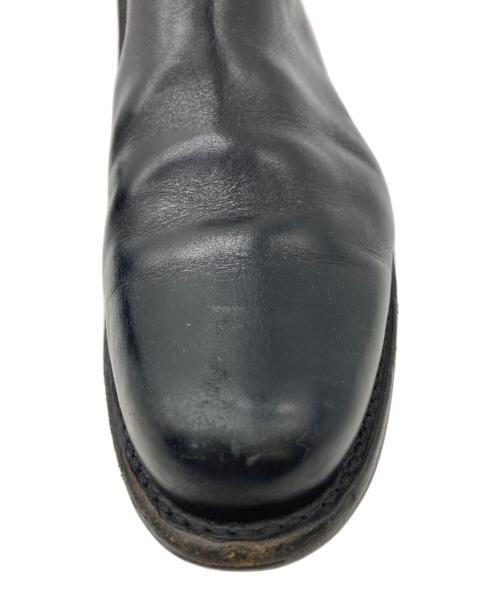 PARABOOT（パラブーツ）PARABOOT (パラブーツ) ポインテッドトゥ ハーフサイドゴアブーツ ブラック サイズ:8の古着・服飾アイテム