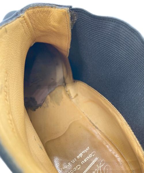 PARABOOT（パラブーツ）PARABOOT (パラブーツ) ポインテッドトゥ ハーフサイドゴアブーツ ブラック サイズ:8の古着・服飾アイテム