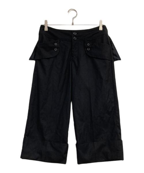 BLACK PEACE NOW（ブラックピースナウ）BLACK PEACE NOW (ブラックピースナウ) 7分丈パンツ ブラック サイズ:Mの古着・服飾アイテム