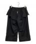 BLACK PEACE NOW (ブラックピースナウ) 7分丈パンツ ブラック サイズ:M：7000円