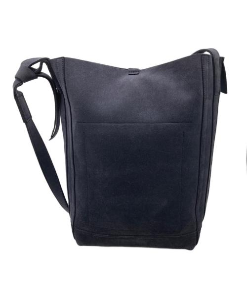 zattu（ザッツ）zattu (ザッツ) VITTO マイクロファイバースエードショルダーバッグ ブラックの古着・服飾アイテム