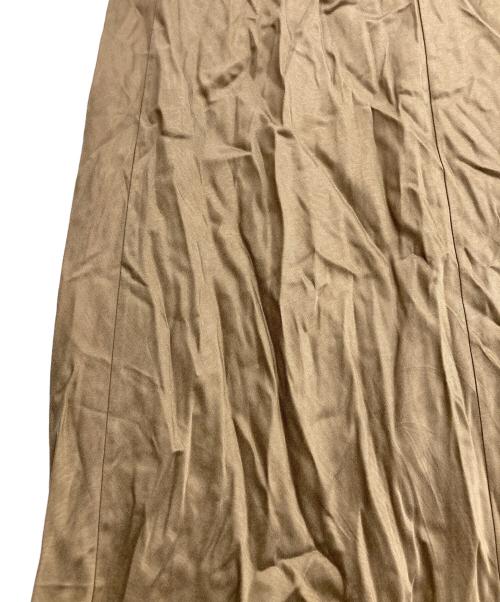 EVERYDAY I LIKE.（エヴリデイ アイ ライク）EVERYDAY I LIKE. (エヴリデイ アイ ライク) Cu/R maxi スカート ベージュ サイズ:FREEの古着・服飾アイテム
