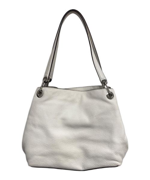 MICHAEL KORS（マイケルコース）MICHAEL KORS (マイケルコース) フラワービジュートートバッグ アイボリーの古着・服飾アイテム