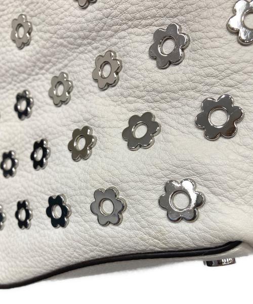MICHAEL KORS（マイケルコース）MICHAEL KORS (マイケルコース) フラワービジュートートバッグ アイボリーの古着・服飾アイテム