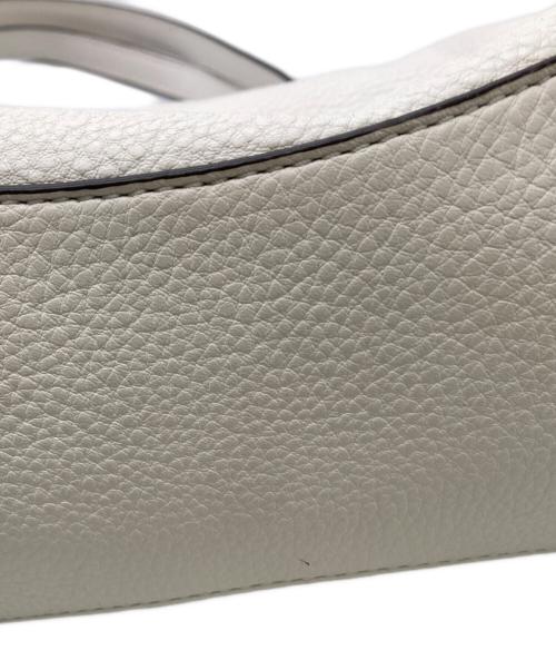 MICHAEL KORS（マイケルコース）MICHAEL KORS (マイケルコース) フラワービジュートートバッグ アイボリーの古着・服飾アイテム