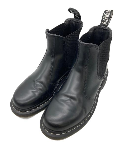 Dr.Martens（ドクターマーチン）Dr.Martens (ドクターマーチン) 2976 ホワイトステッチ チェルシーブーツ ブラック サイズ:UK5の古着・服飾アイテム