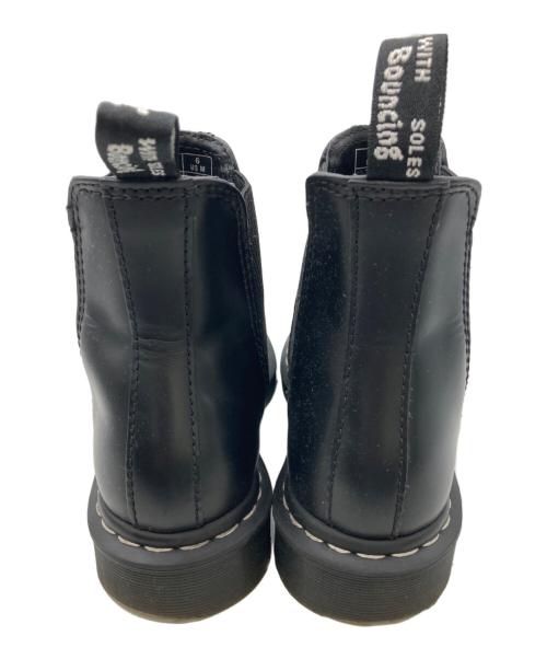 Dr.Martens（ドクターマーチン）Dr.Martens (ドクターマーチン) 2976 ホワイトステッチ チェルシーブーツ ブラック サイズ:UK5の古着・服飾アイテム